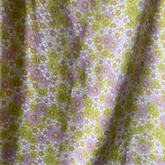 Zara Retro Floral Open Back MIDI Dress - Picture 10 of 12